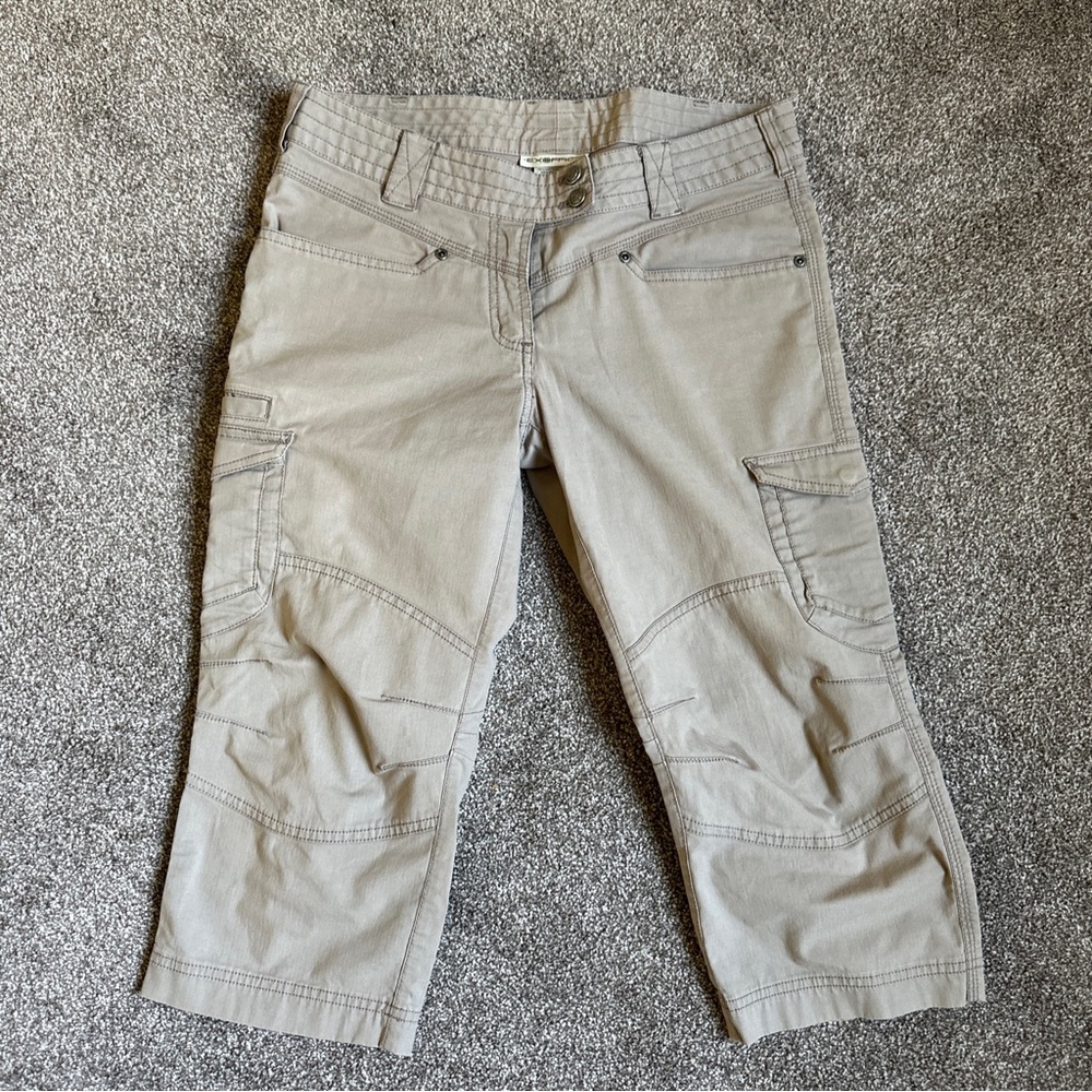 exofficio womens capri Cargo pants Size 6